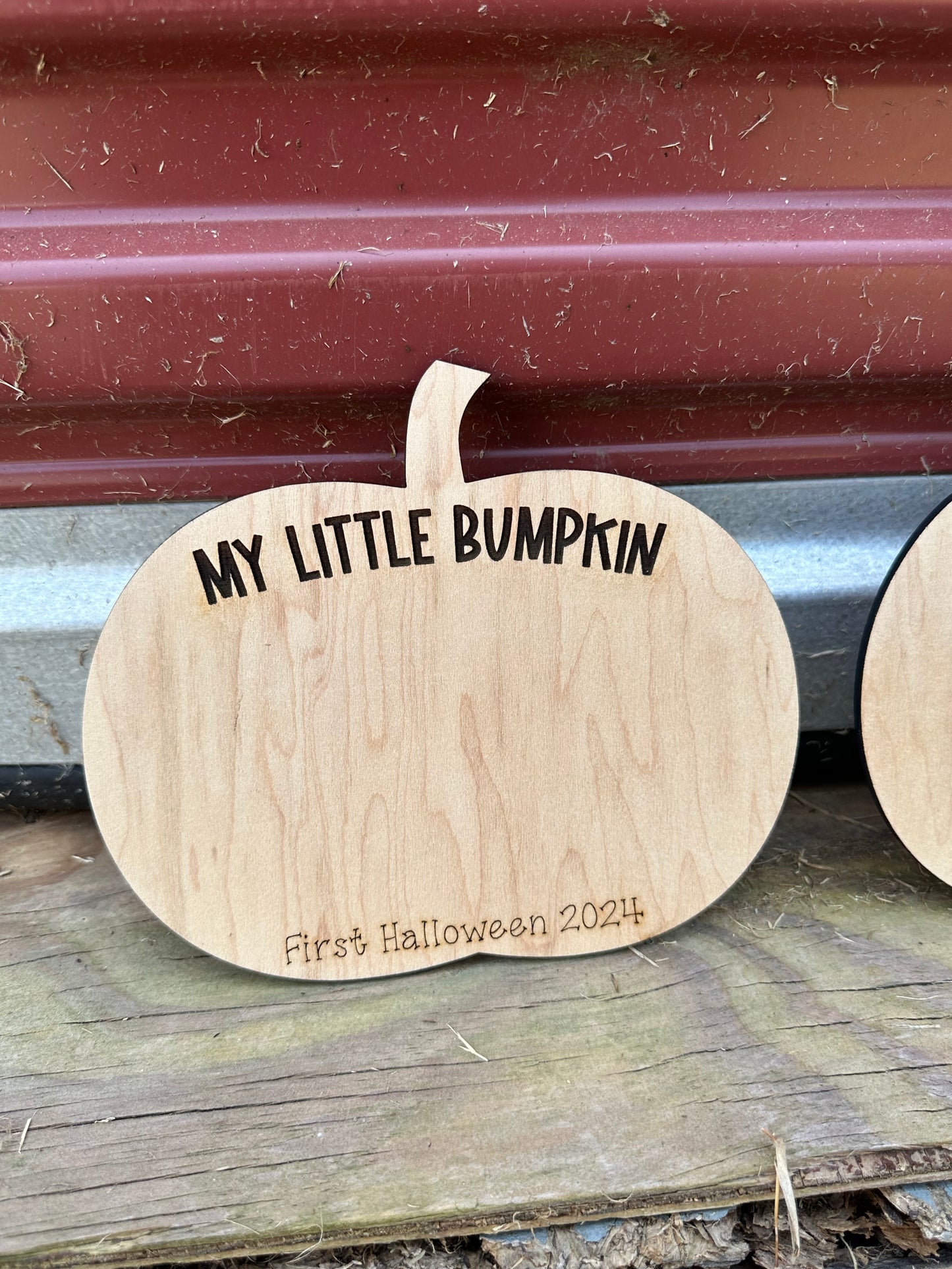 Little BUMPkin first Halloween paint plaque