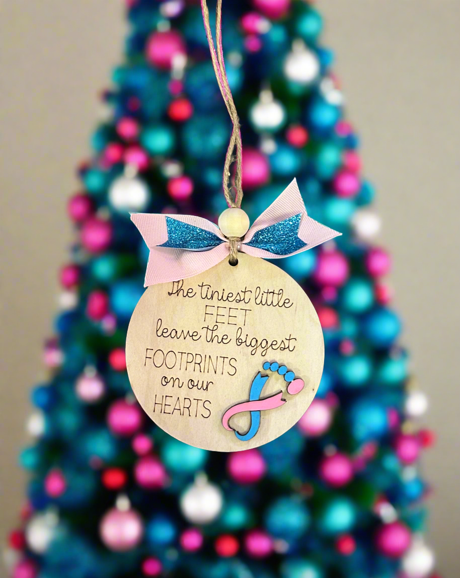 Infant loss memorial ornament