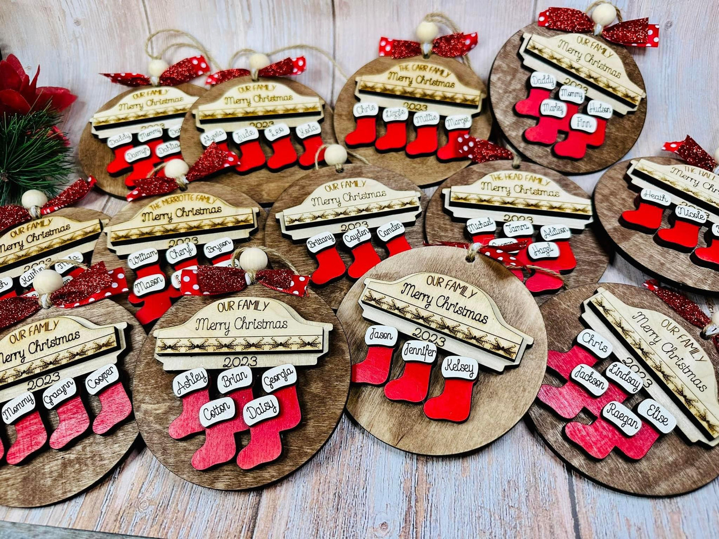fireplace mantle stocking ornament