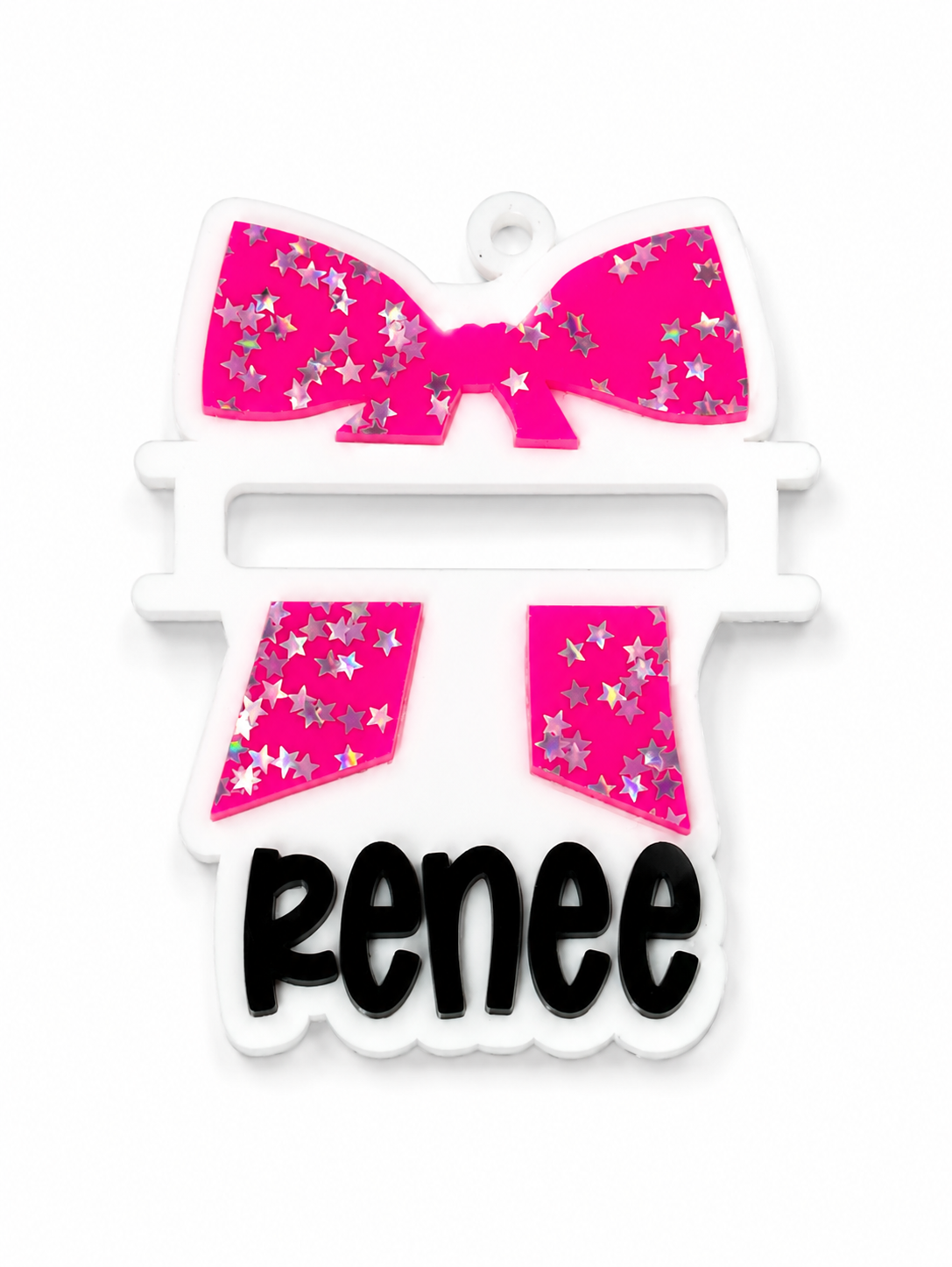 Hair tie holder bag tags