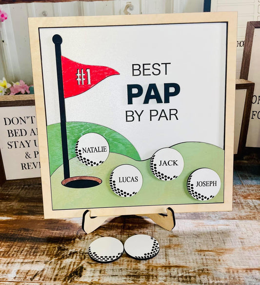 Best by par Golf plaque ⛳️