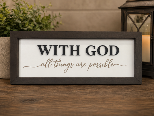 Religious quote plaques
