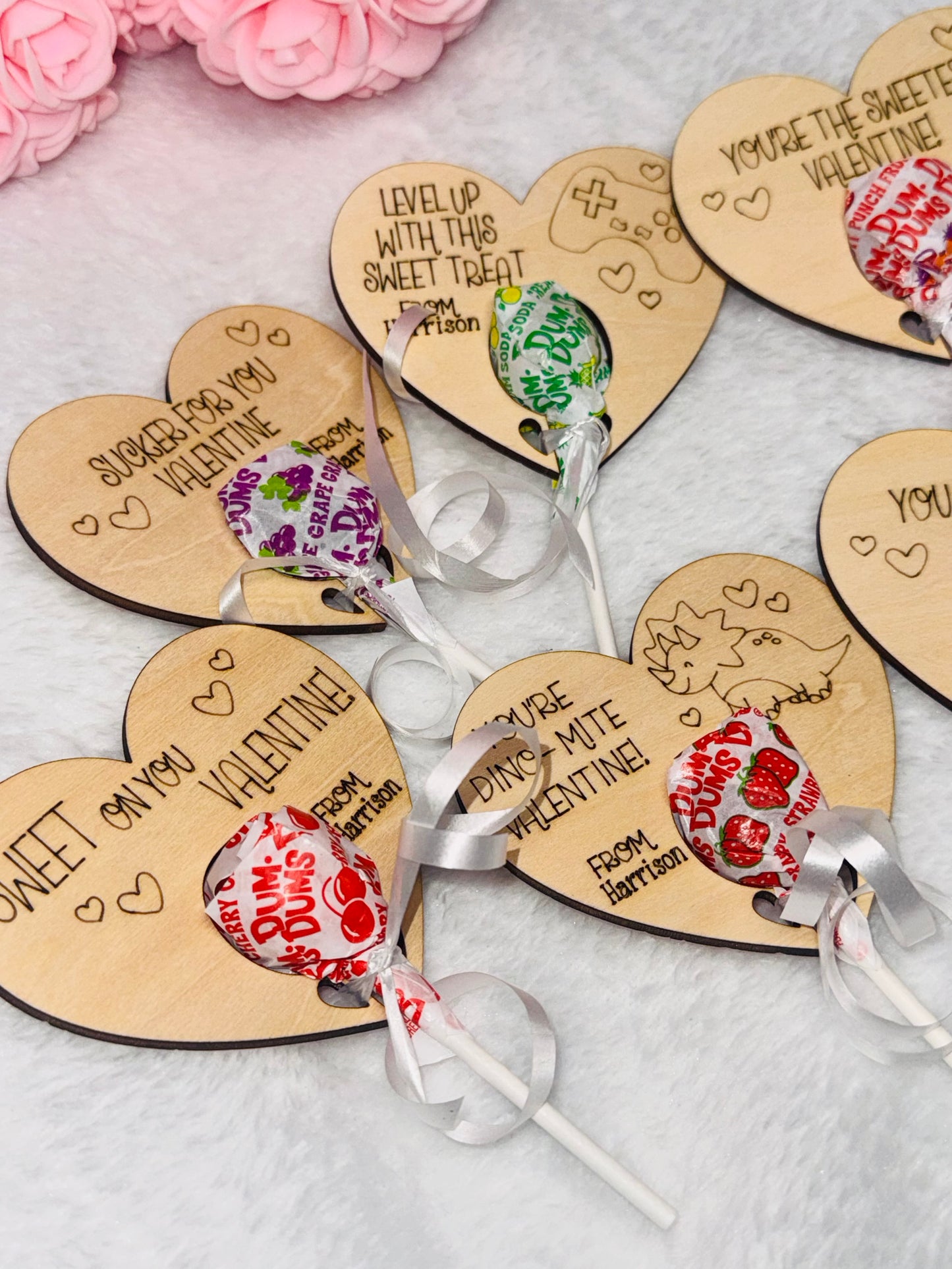 Valentine’s Day sucker holders