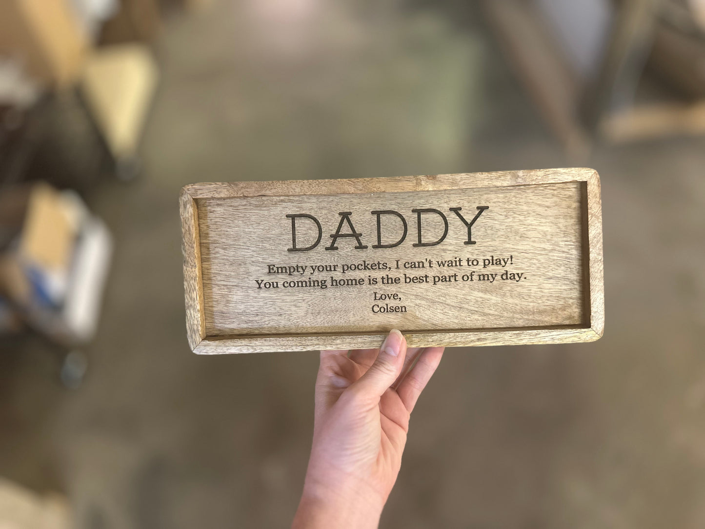 Empty your pockets trinket trays