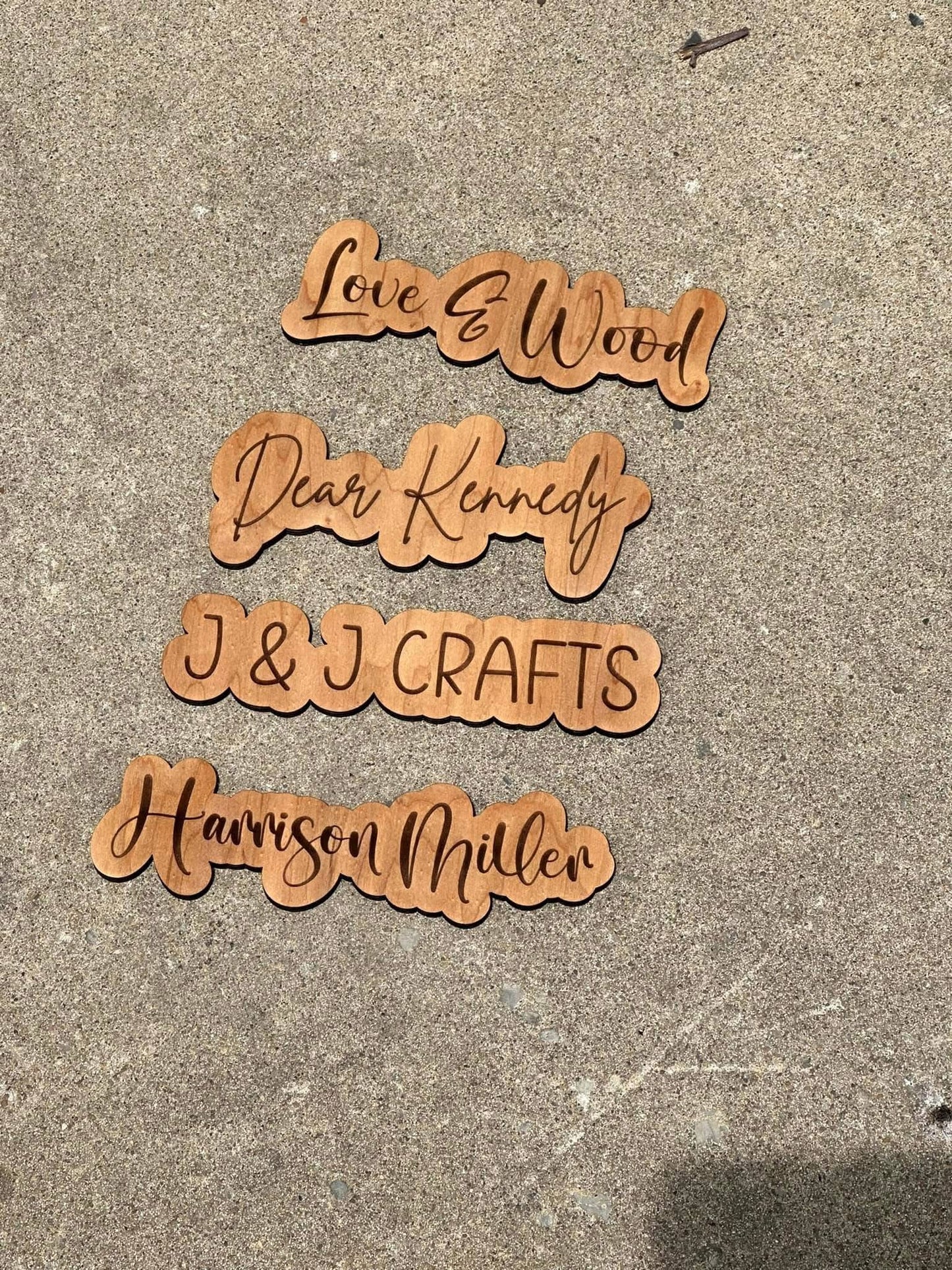 Wooden watermarks