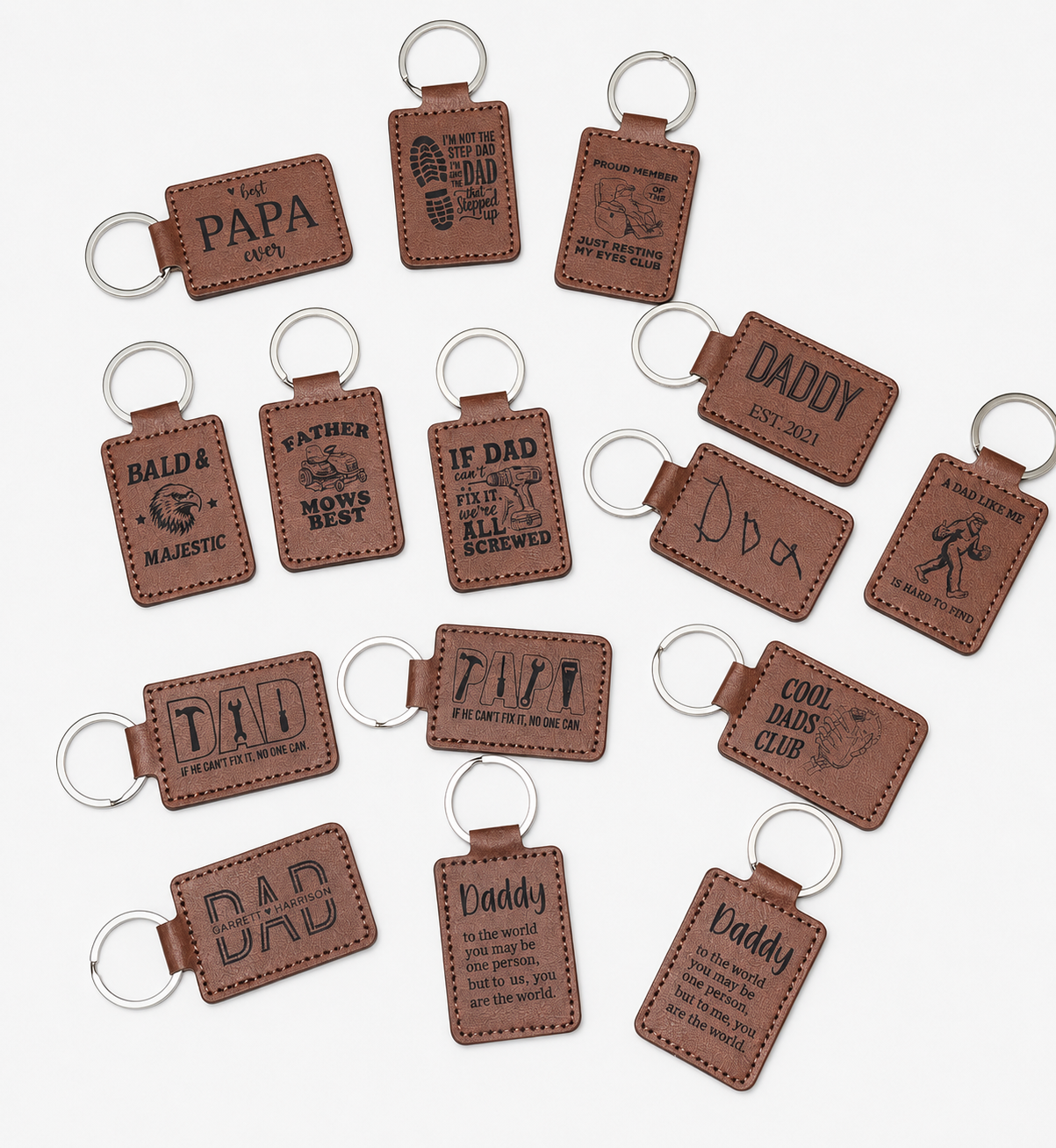Leather Keychains