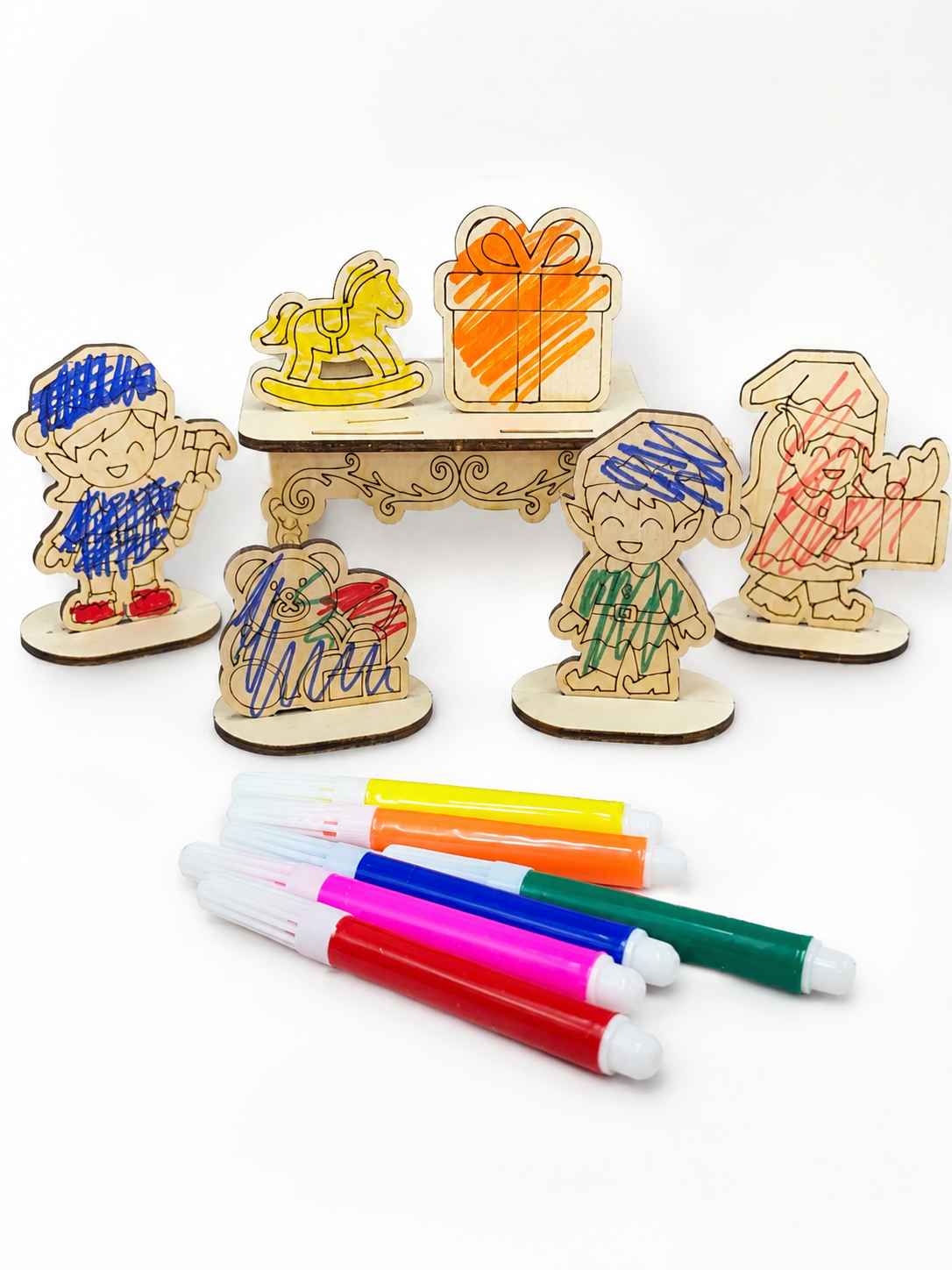 Santa’s Workshop Pop-Out Color Kit