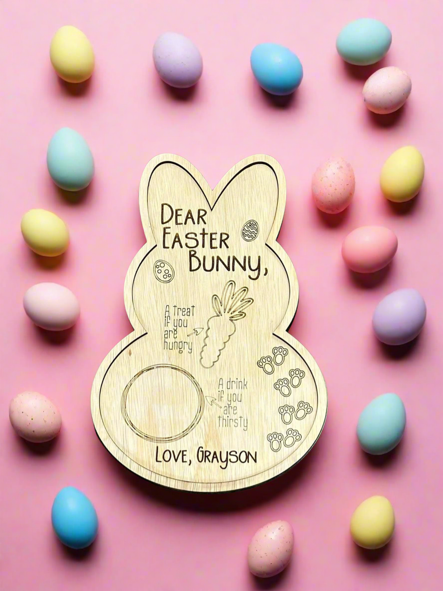 Easter bunny tray