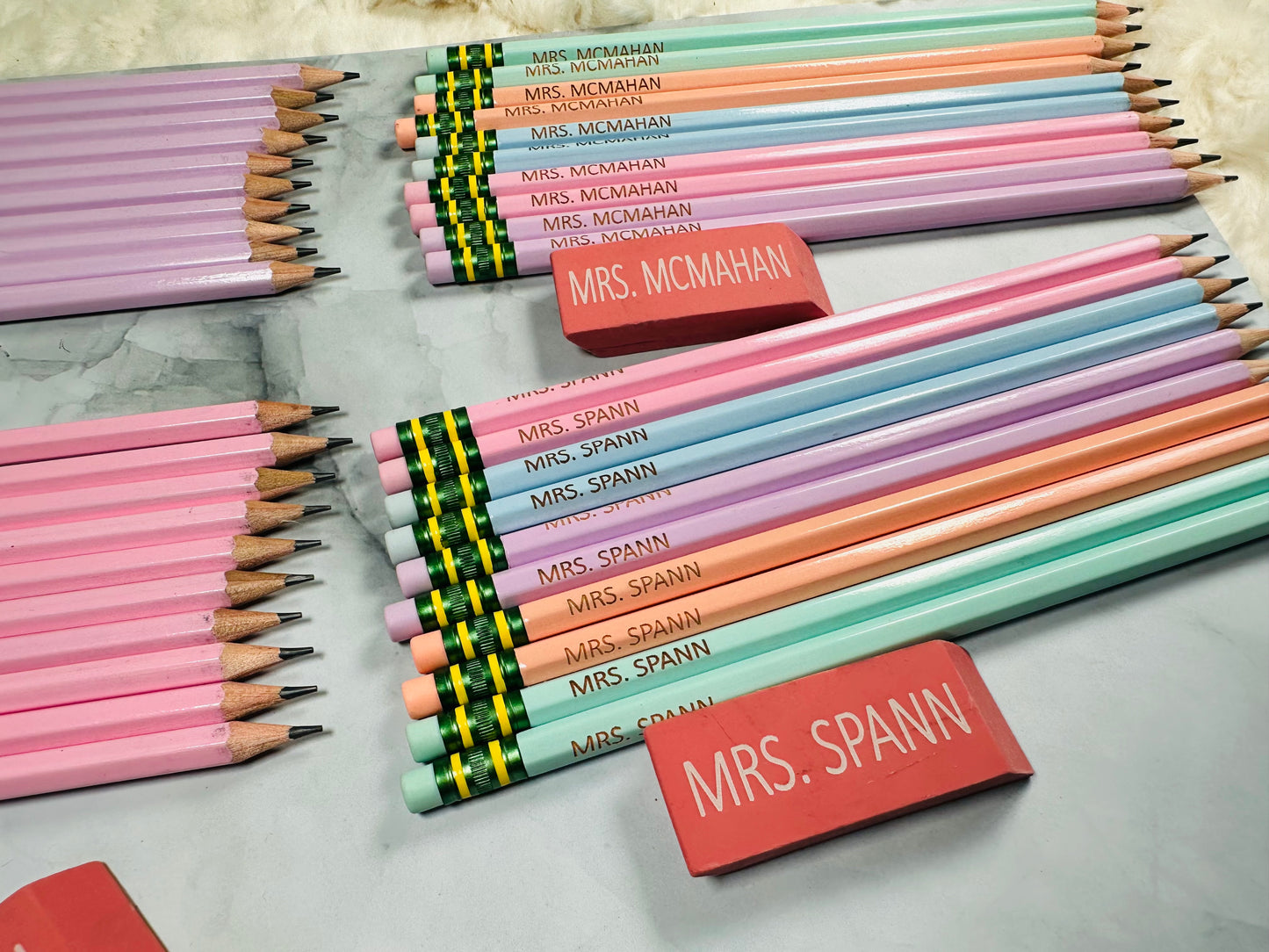 Pastel Ticonderoga Pencils set of 5 or 10