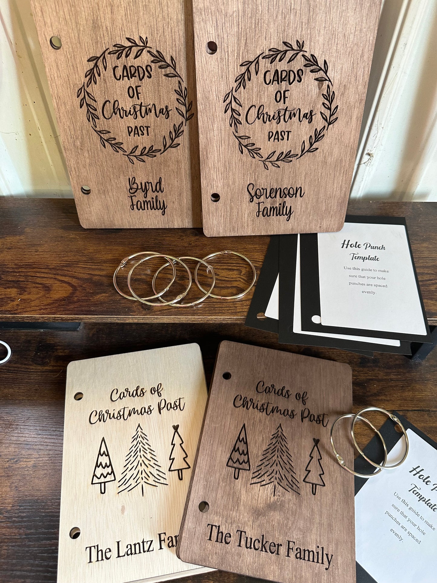 personalized greeting card holders