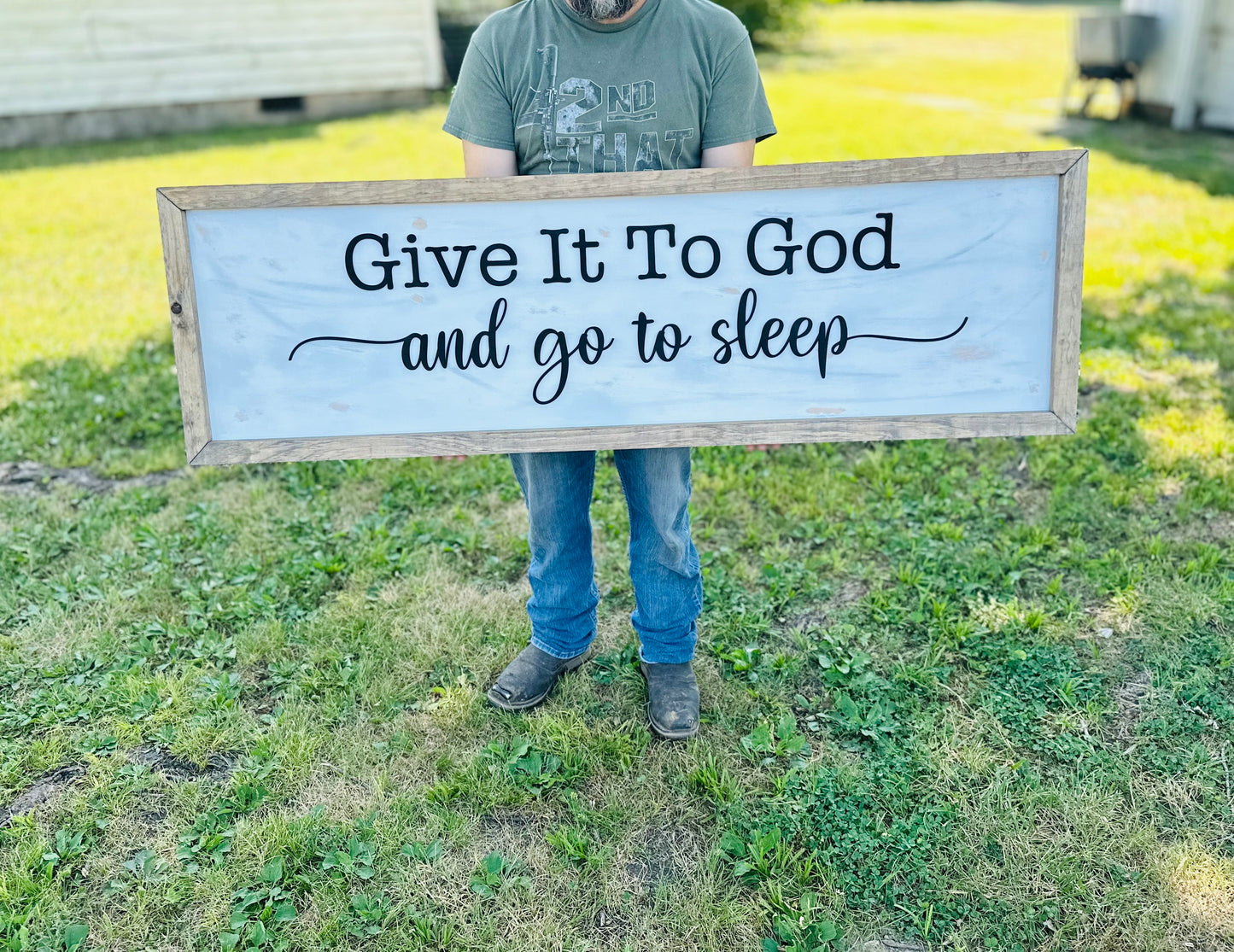 Give it to God and go to sleep