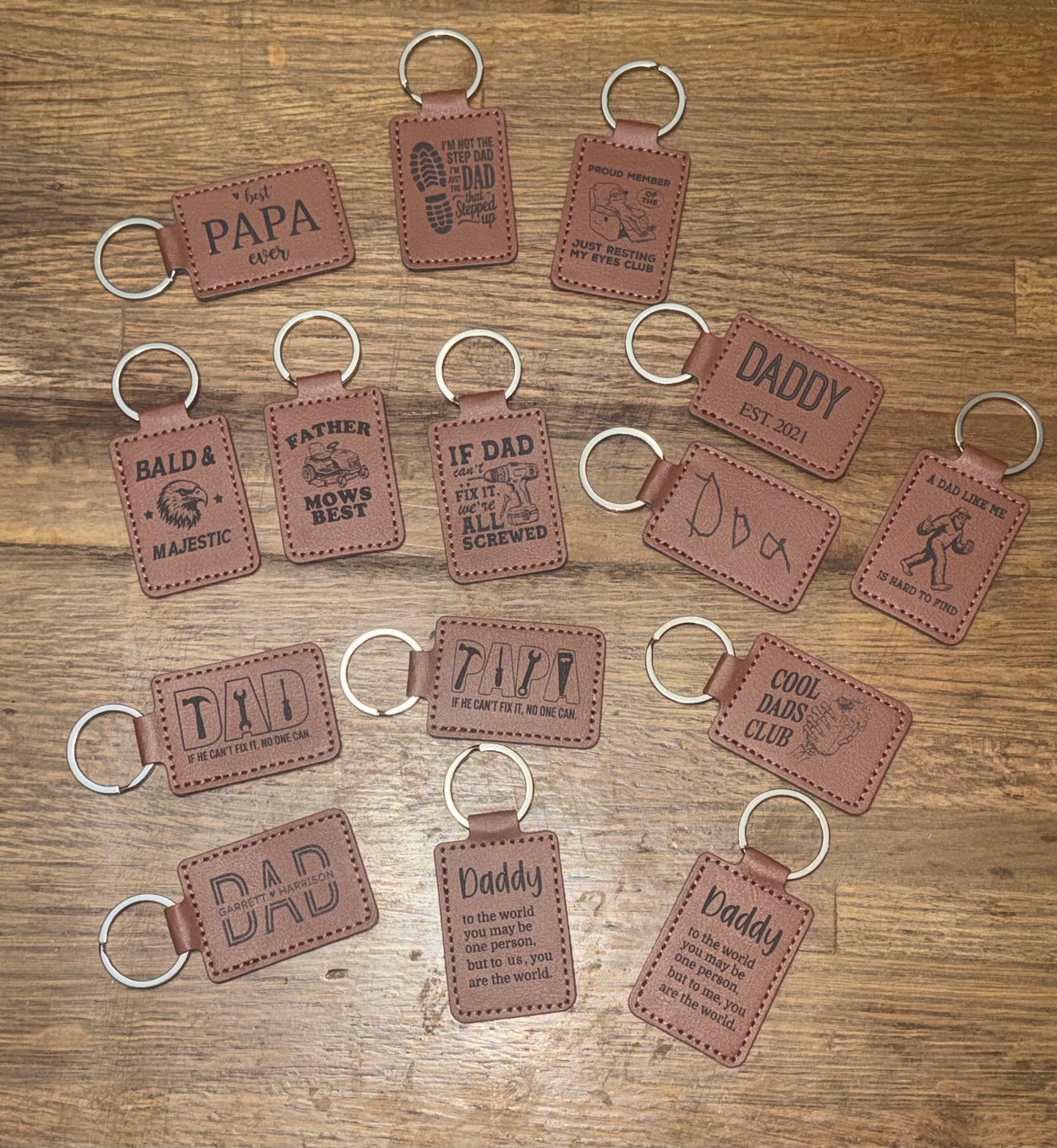 Leather Keychains