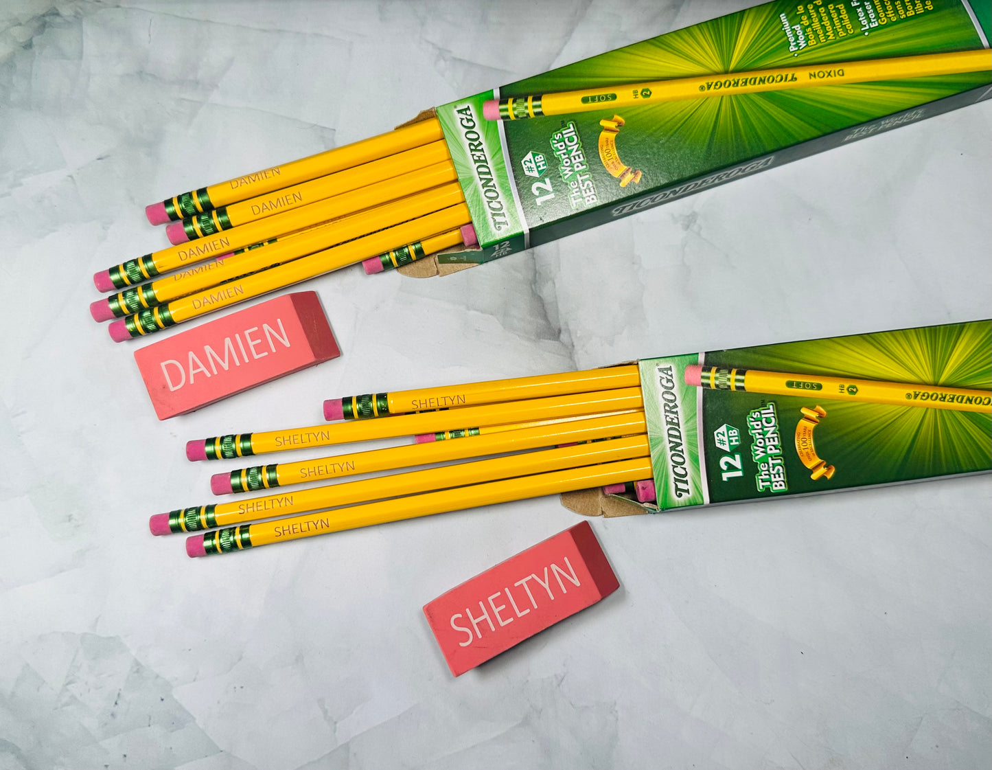 Ticonderoga Yellow no. 2 pencils