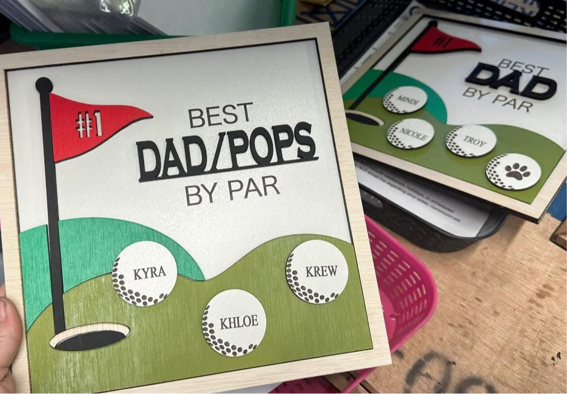 Best by par Golf plaque ⛳️
