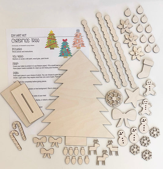 DIY Art Kit Christmas Tree