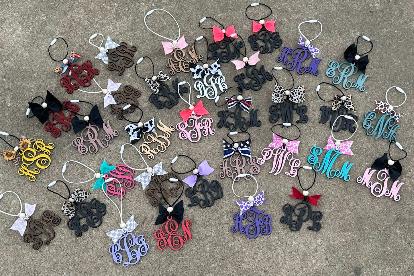 Monogram Car charms