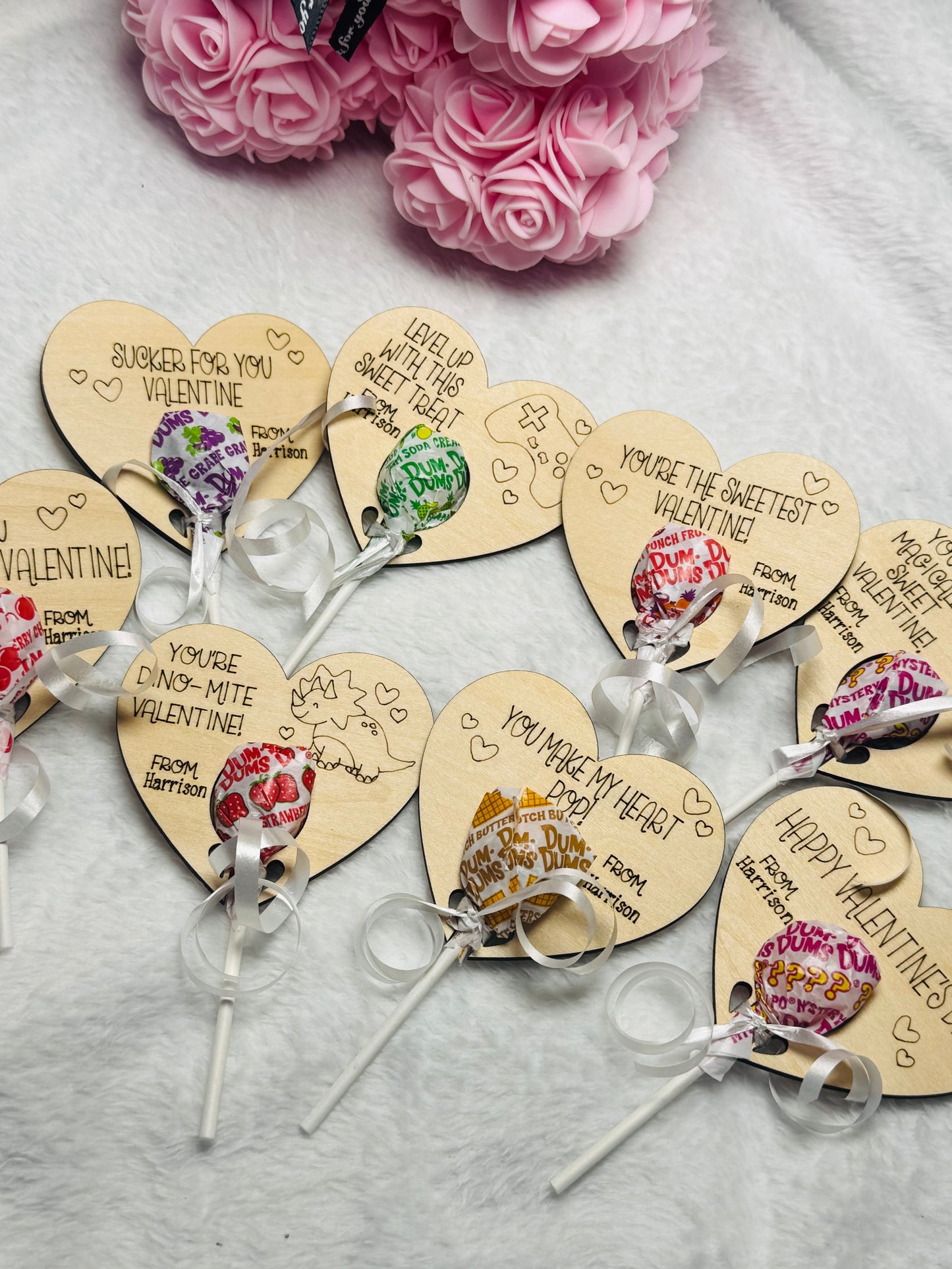 Valentine’s Day sucker holders