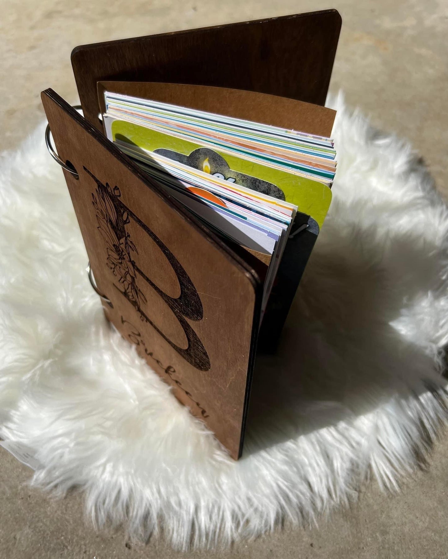 personalized greeting card holders