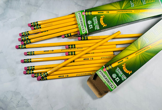 Ticonderoga Yellow no. 2 pencils
