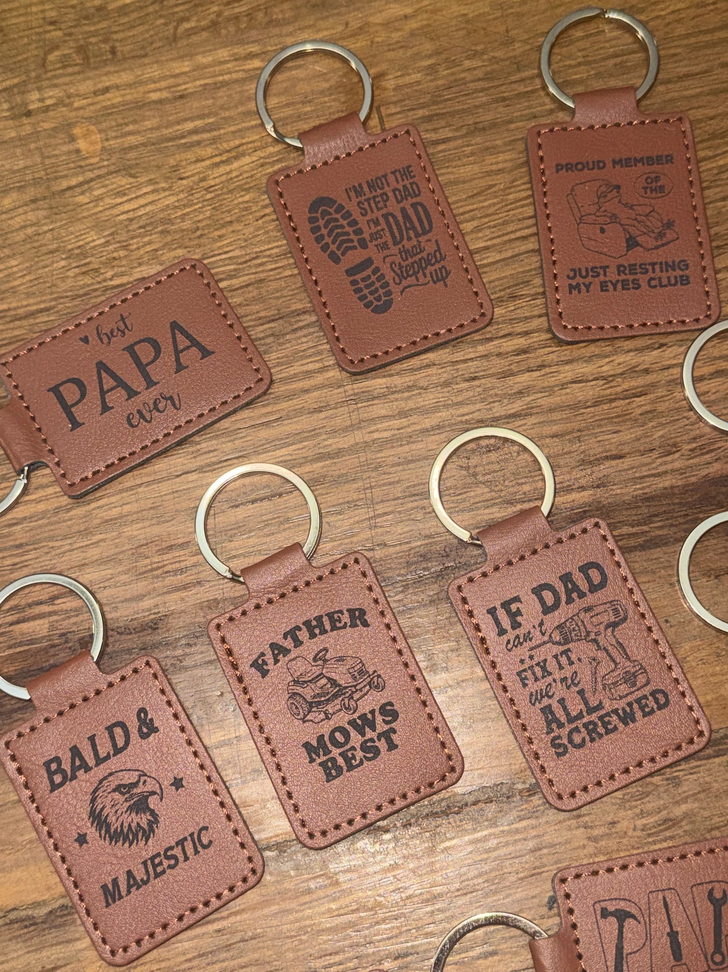 Leather Keychains