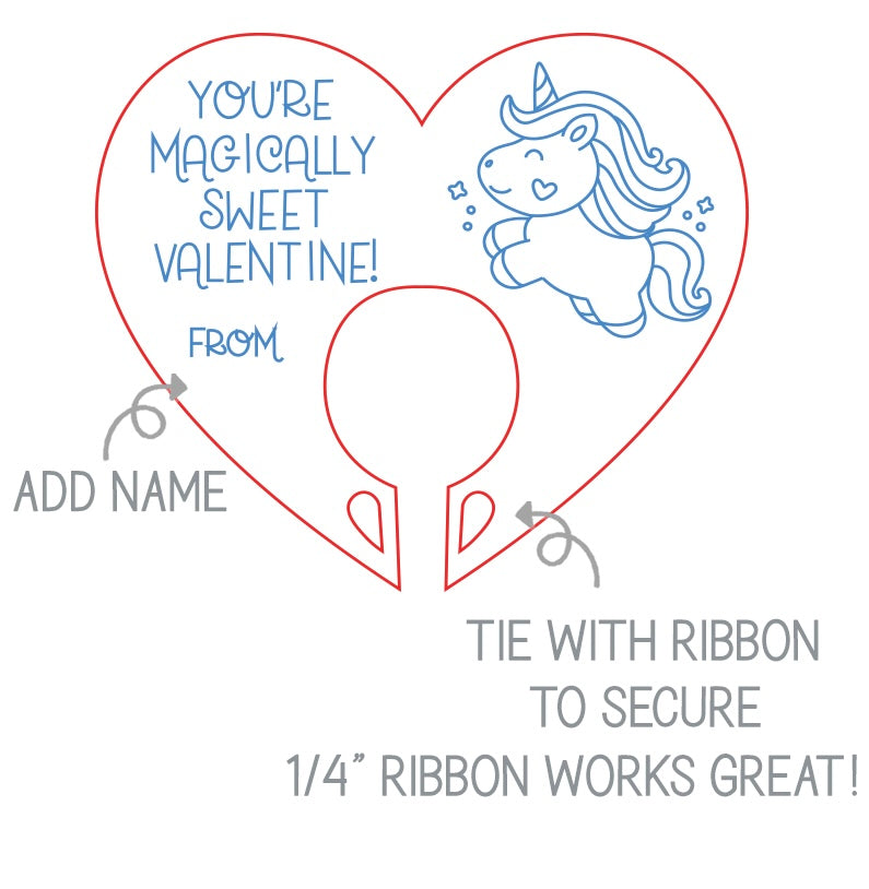 Valentine’s Day sucker holders