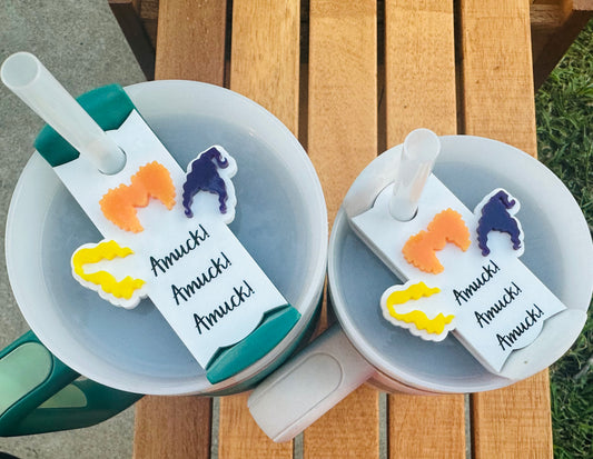 Hocus Pocus Amuck Amuck Amuck! Stan cup toppers