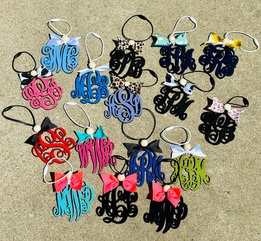 Monogram Car charms