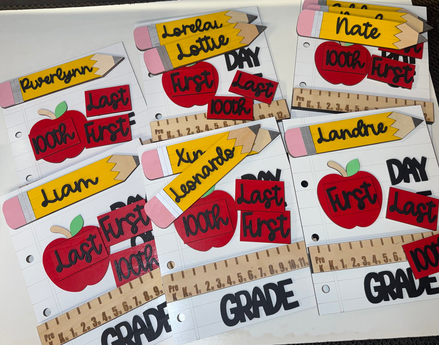 Back to School interchangeable photo prop-