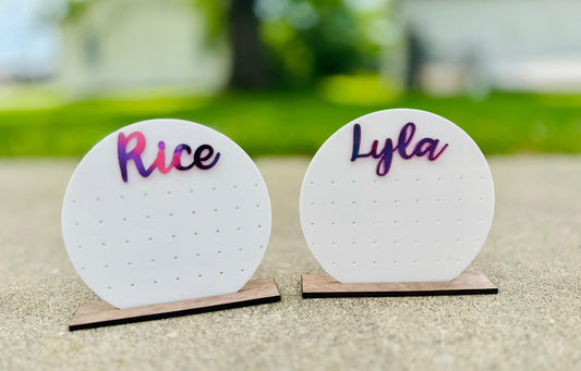 Personalized Earring stand