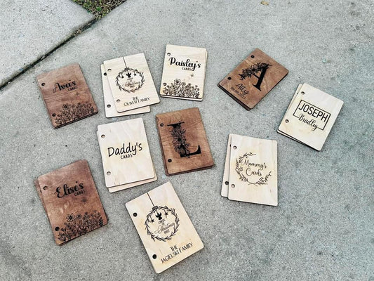 personalized greeting card holders