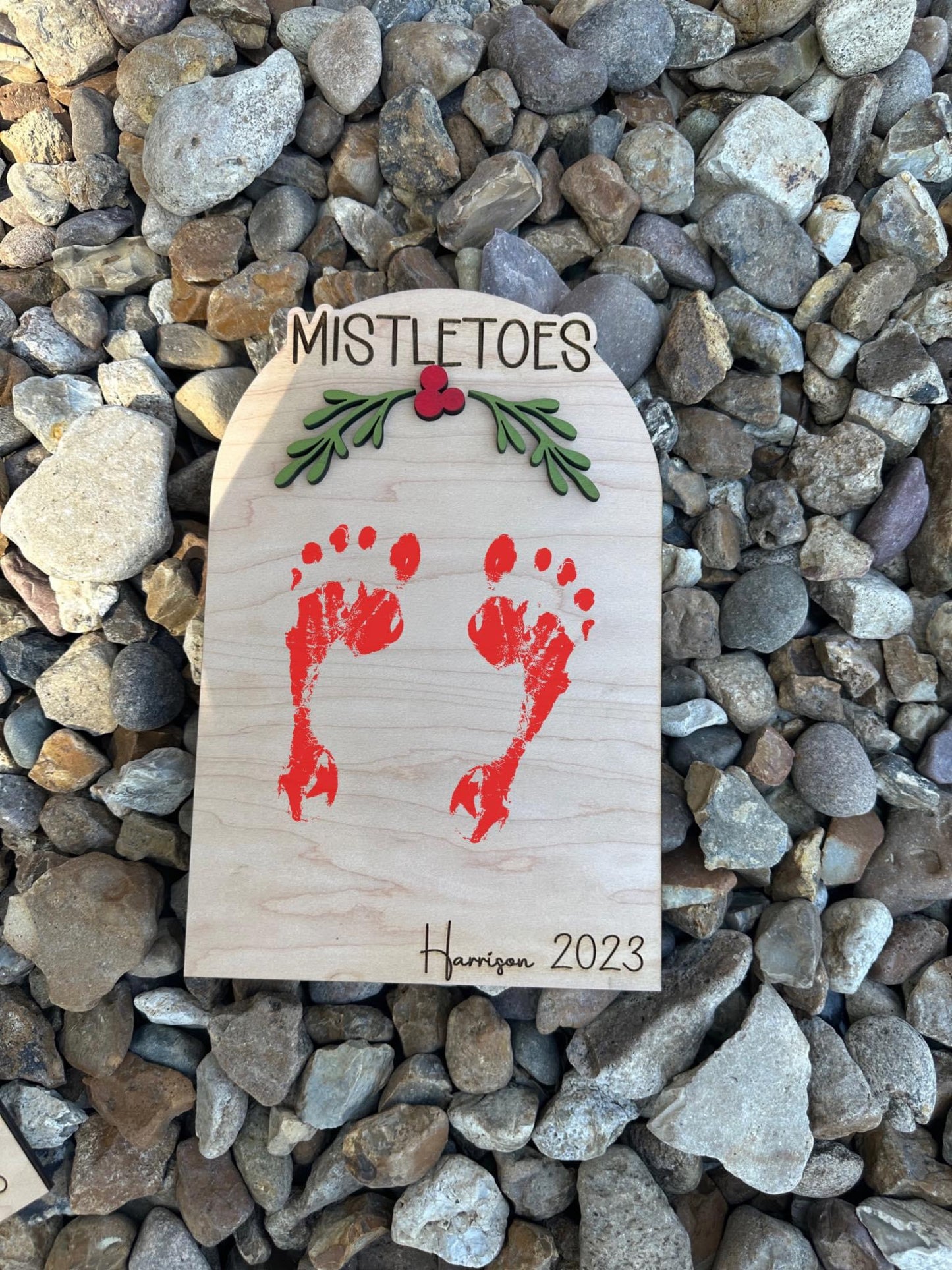 Footprint Christmas plaques 👣