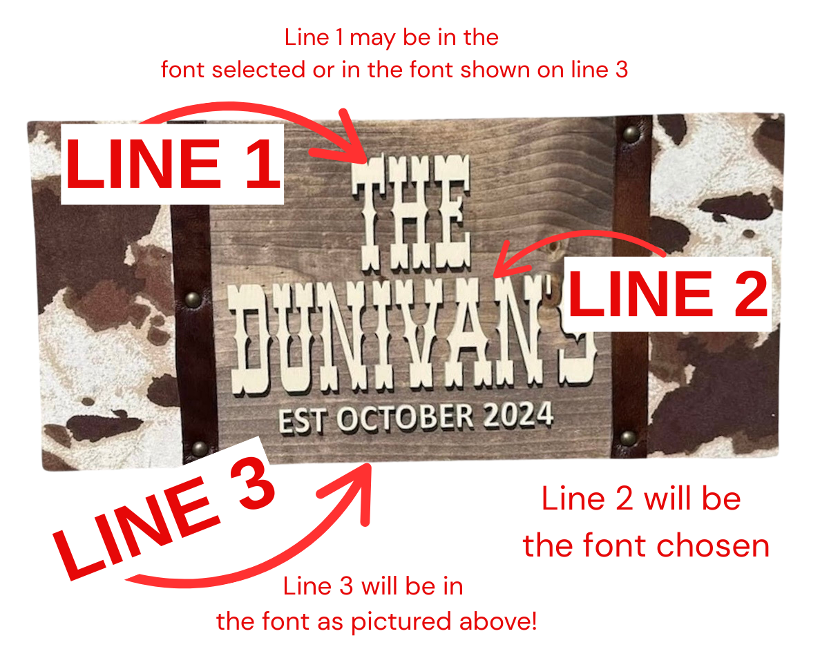 Faux Cow hide plaques- PRE ORDER: ❌ CLOSES 3/16