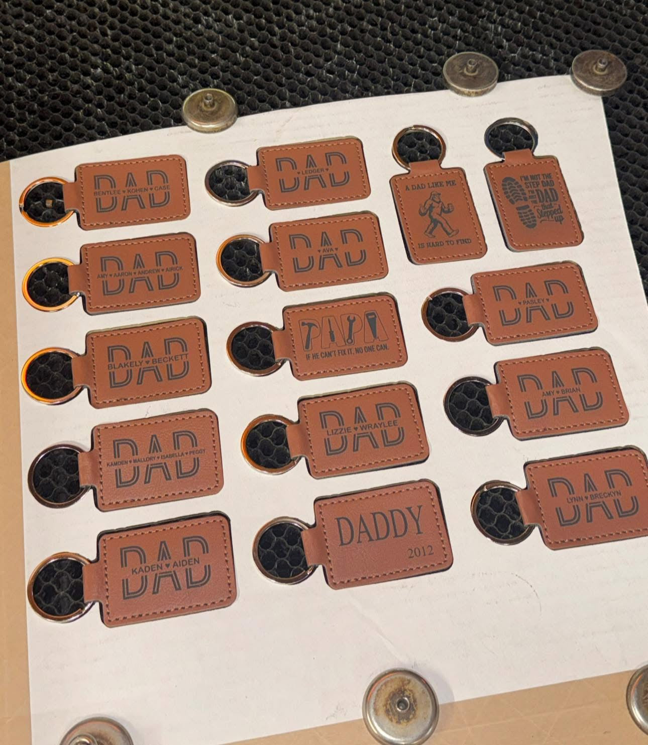 Leather Keychains