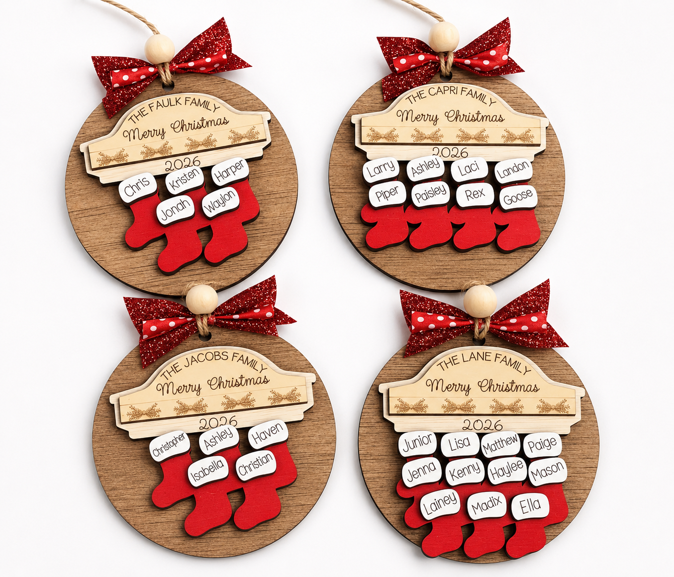 fireplace mantle stocking ornament