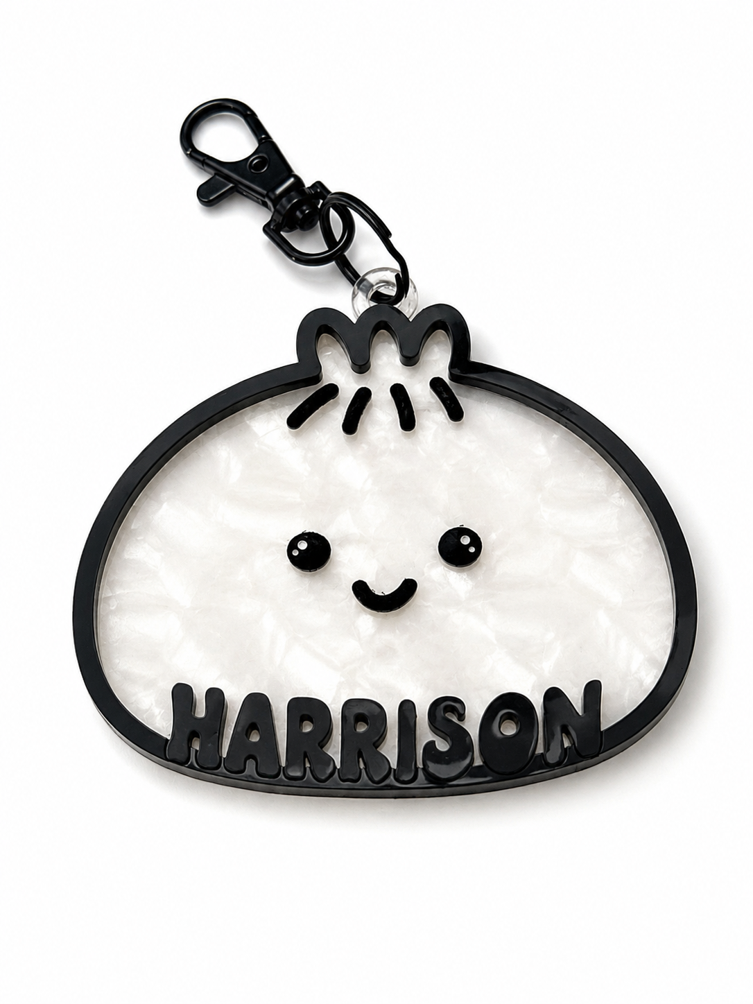 Dumpling name bag tag