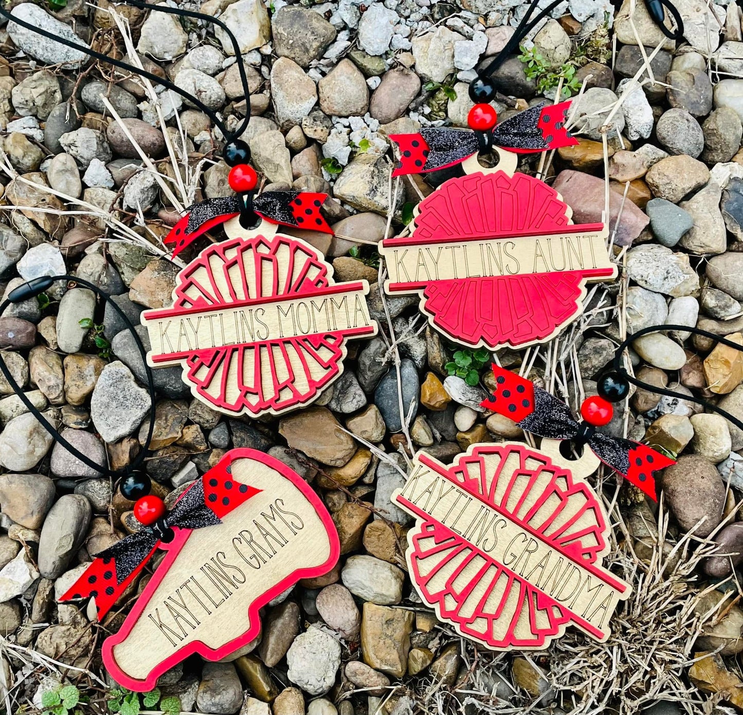 Cheer car charms