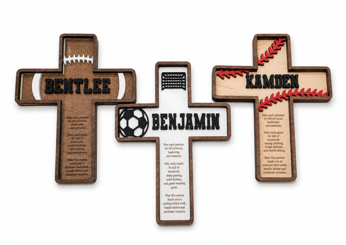 Sports prayer cross