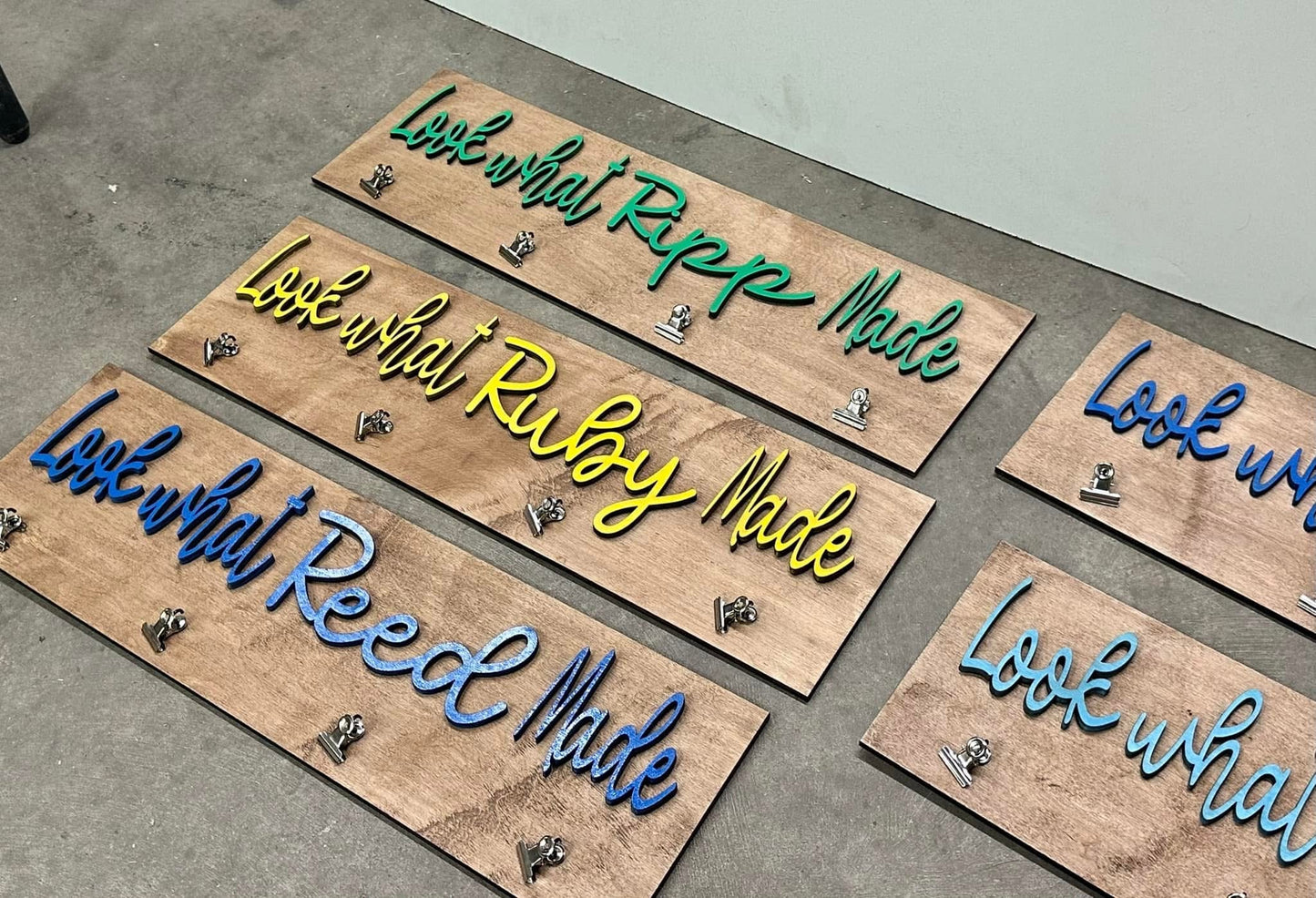 Look what I made artwork plaques