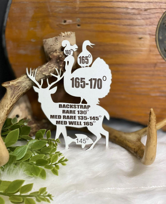 Game meat temperature magnet 🦌