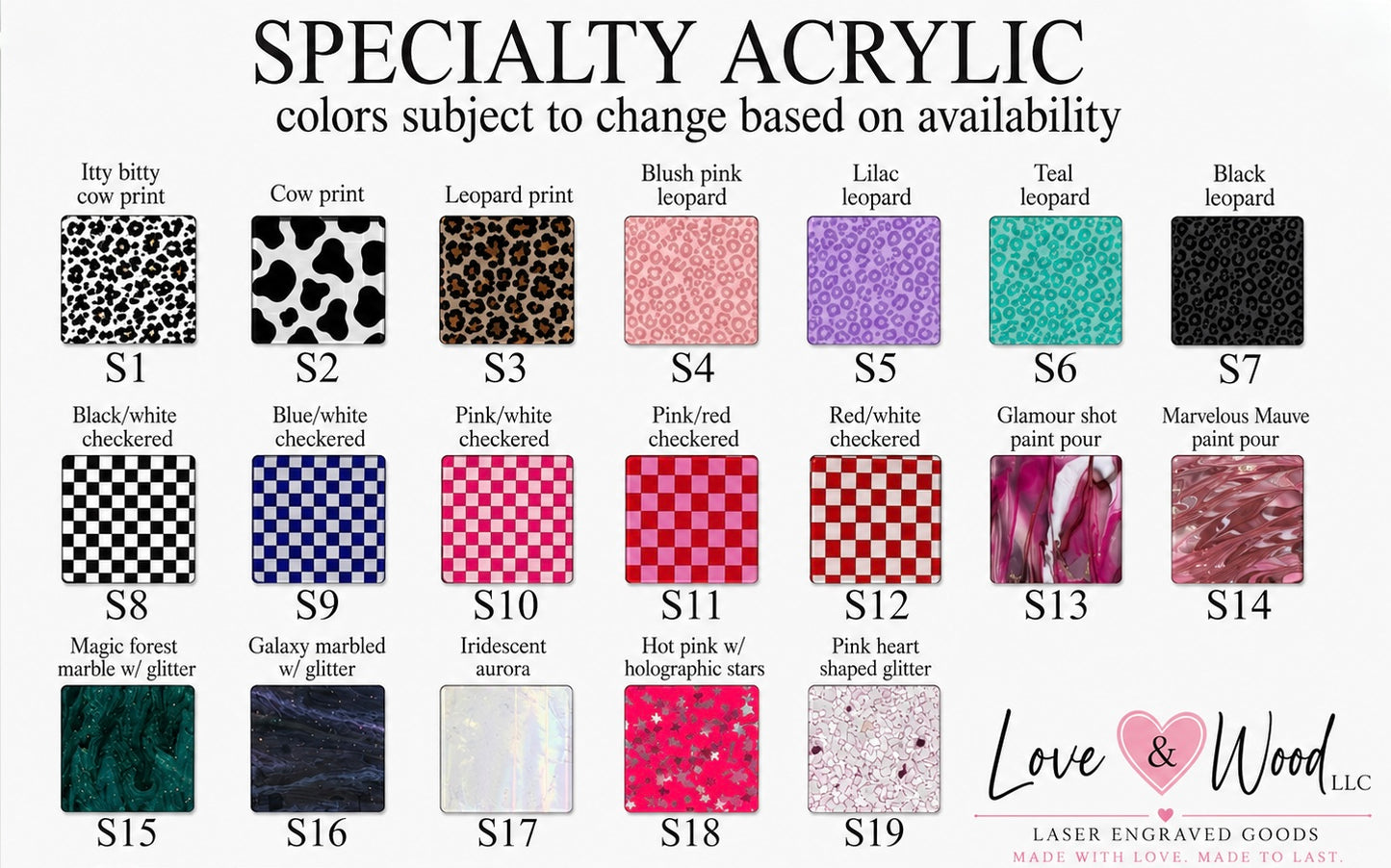 Monogram car vent clips