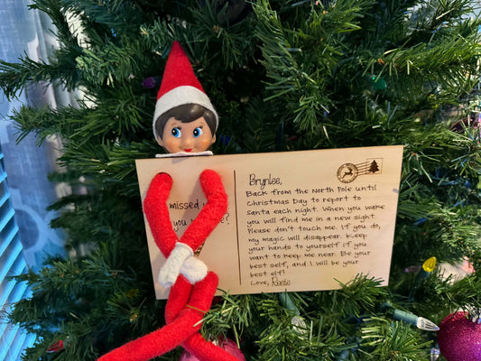 Elf welcome back cards